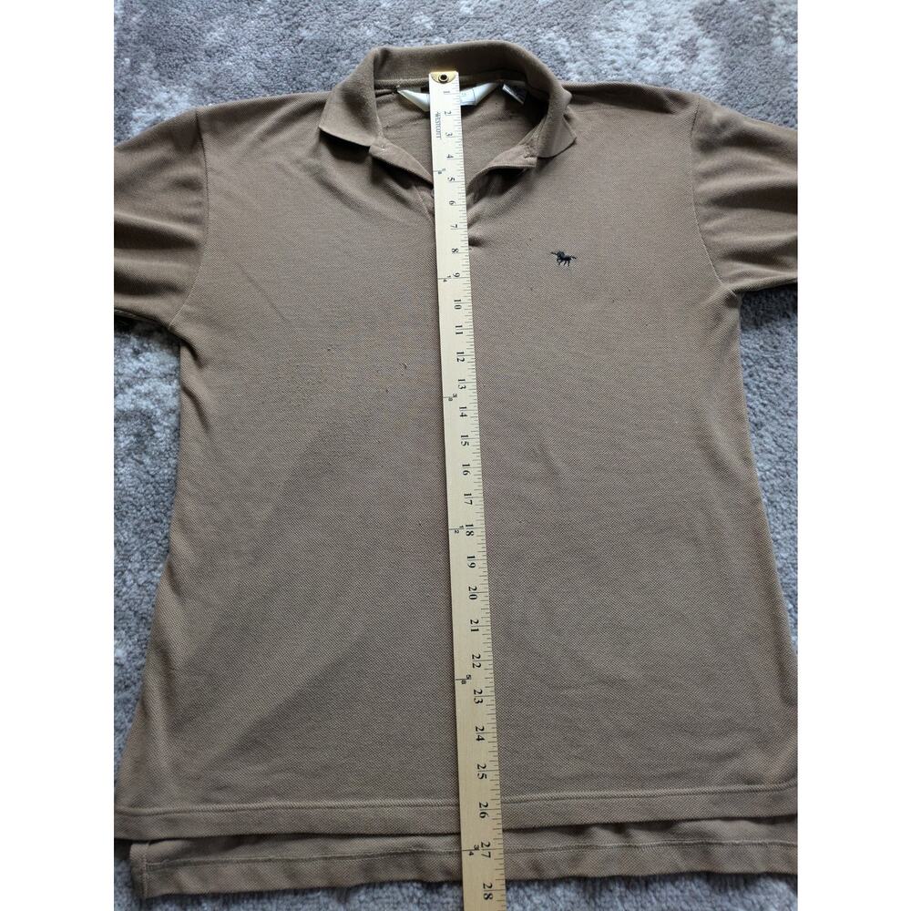 Vintage 80's Sears Men's Store Polo Shirt, Unicorn Logo BROWN - Small - Picture 11 of 14
